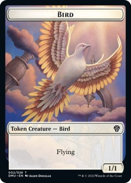 Bird (002) // Treasure Double-Sided Token (2 // 24) (Dominaria United)