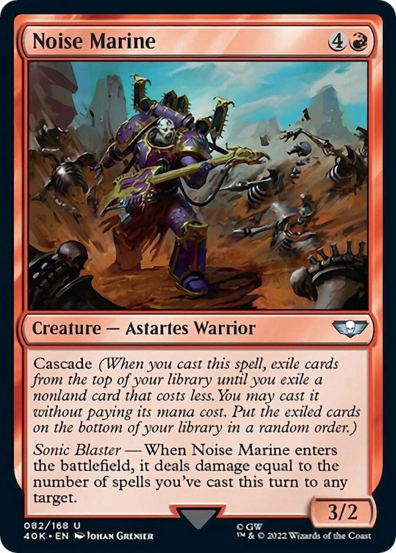 Noise Marine (Surge Foil) (82) (Universes Beyond: Warhammer 40,000)