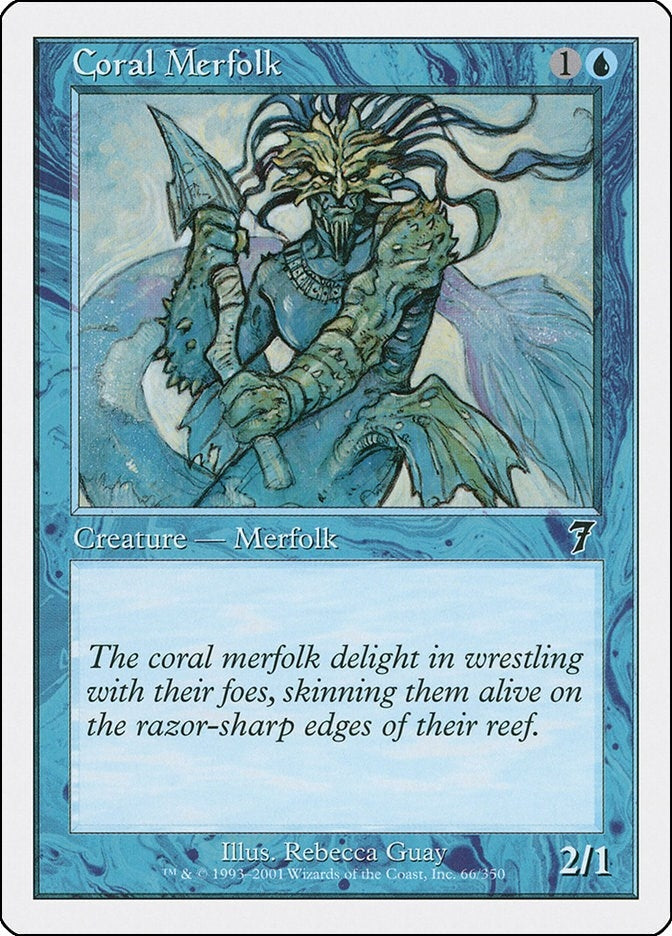 Coral Merfolk (66) (7th Edition)