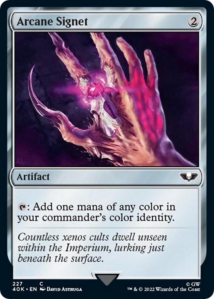 Arcane Signet (227) (Surge Foil) (227) (Universes Beyond: Warhammer 40,000)