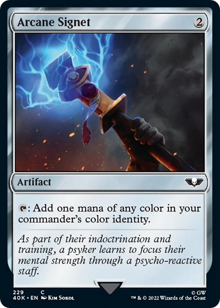 Arcane Signet (229) (Surge Foil) (229) (Universes Beyond: Warhammer 40,000)