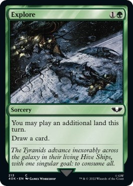 Explore (Surge Foil) (213) (Universes Beyond: Warhammer 40,000)
