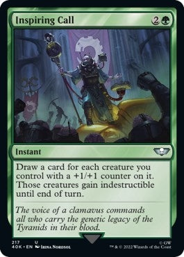 Inspiring Call (Surge Foil) (217) (Universes Beyond: Warhammer 40,000)