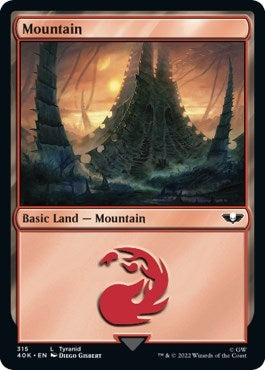Mountain (315) (315) (Universes Beyond: Warhammer 40,000)