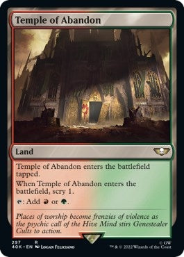 Temple of Abandon (Surge Foil) (297) (Universes Beyond: Warhammer 40,000)