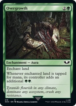 Overgrowth (Surge Foil) (219) (Universes Beyond: Warhammer 40,000)