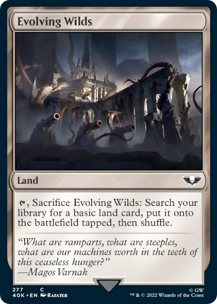 Evolving Wilds (Surge Foil) (277) (Universes Beyond: Warhammer 40,000)