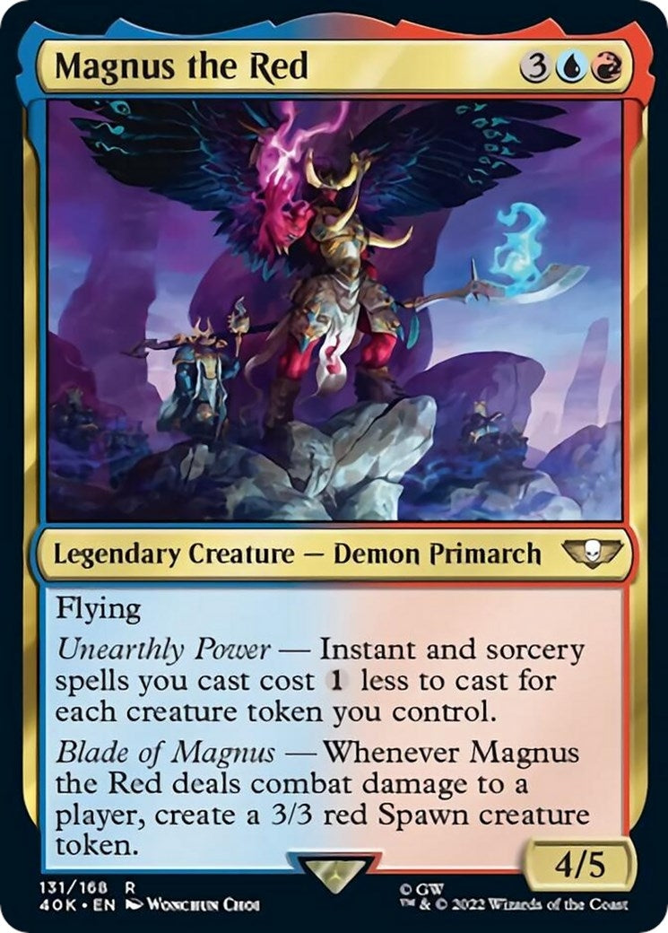 Magnus the Red (Surge Foil) (131) (Universes Beyond: Warhammer 40,000)