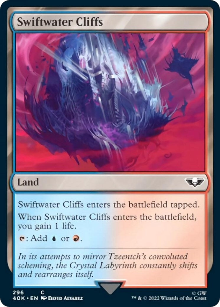 Swiftwater Cliffs (Surge Foil) (296) (Universes Beyond: Warhammer 40,000)