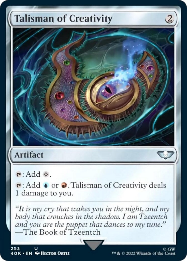 Talisman of Creativity (Surge Foil) (253) (Universes Beyond: Warhammer 40,000)