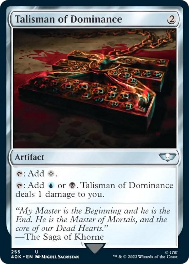 Talisman of Dominance (255) (Surge Foil) (255) (Universes Beyond: Warhammer 40,000)
