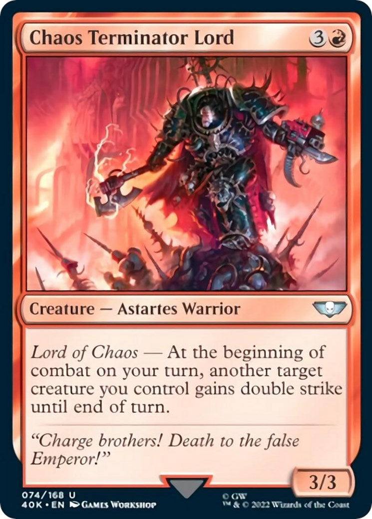 Chaos Terminator Lord (74) (Universes Beyond: Warhammer 40,000)