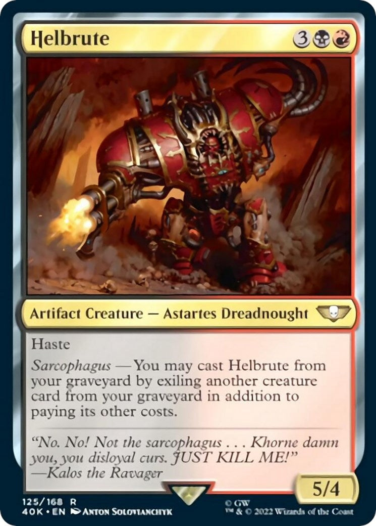 Helbrute (Surge Foil) (125) (Universes Beyond: Warhammer 40,000)