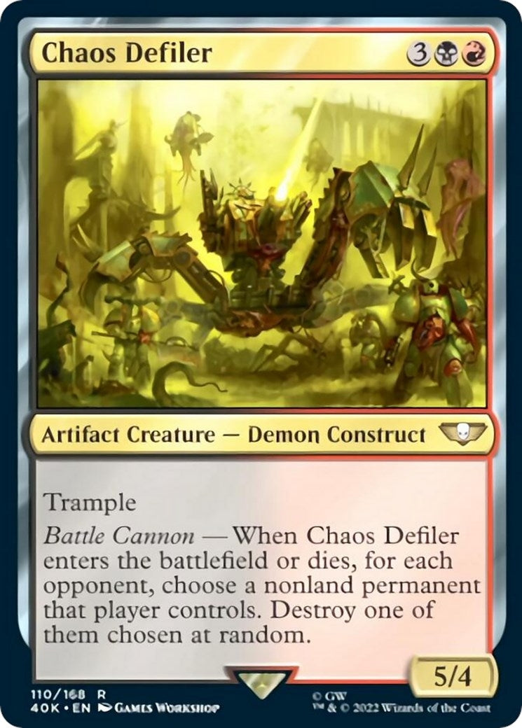 Chaos Defiler (Surge Foil) (110) (Universes Beyond: Warhammer 40,000)