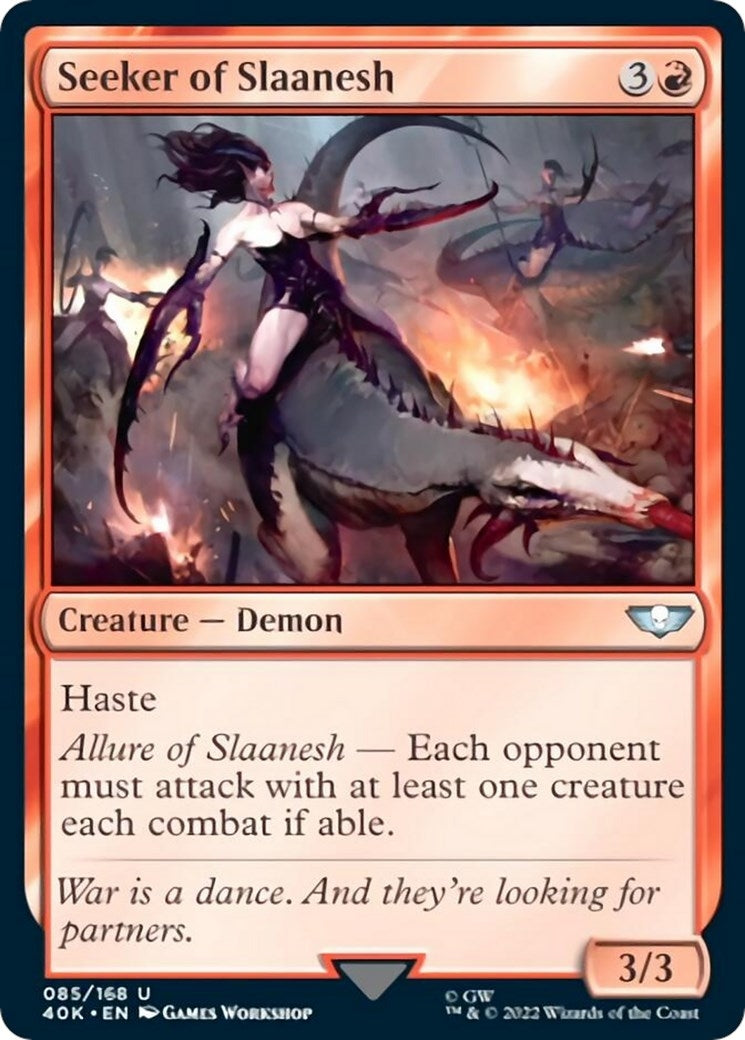 Seeker of Slaanesh (Surge Foil) (85) (Universes Beyond: Warhammer 40,000)