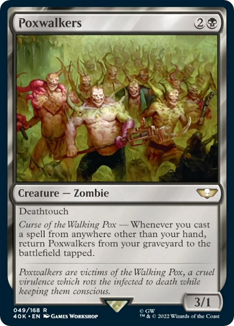 Poxwalkers (Surge Foil) (49) (Universes Beyond: Warhammer 40,000)