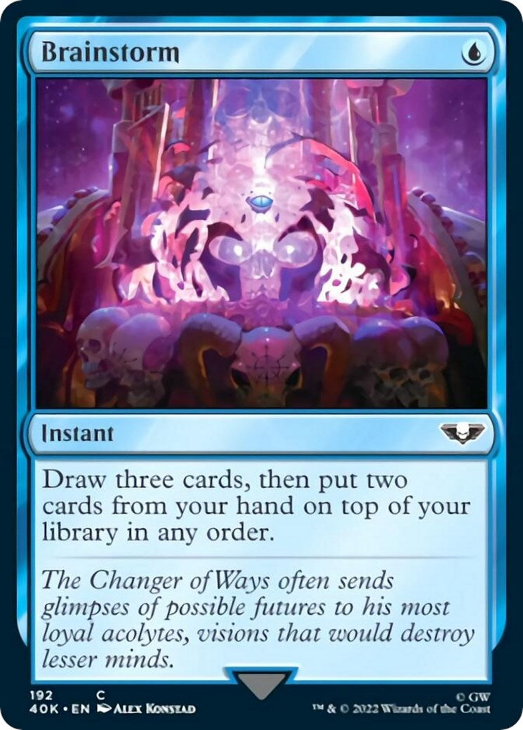 Brainstorm (Surge Foil) (192) (Universes Beyond: Warhammer 40,000)