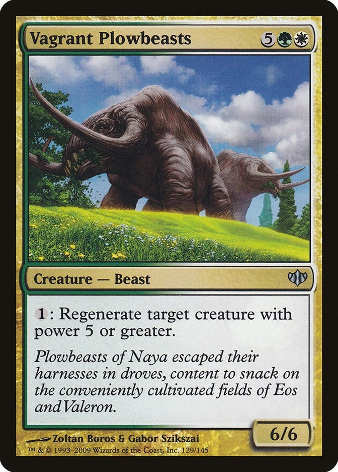Vagrant Plowbeasts (129) (Conflux)