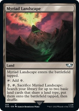 Myriad Landscape (Surge Foil) (285) (Universes Beyond: Warhammer 40,000)