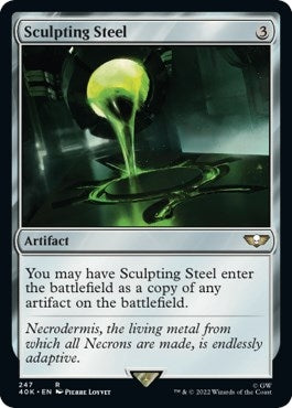 Sculpting Steel (Surge Foil) (247) (Universes Beyond: Warhammer 40,000)