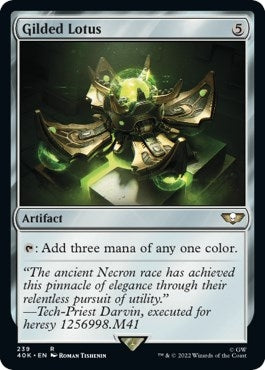Gilded Lotus (Surge Foil) (239) (Universes Beyond: Warhammer 40,000)