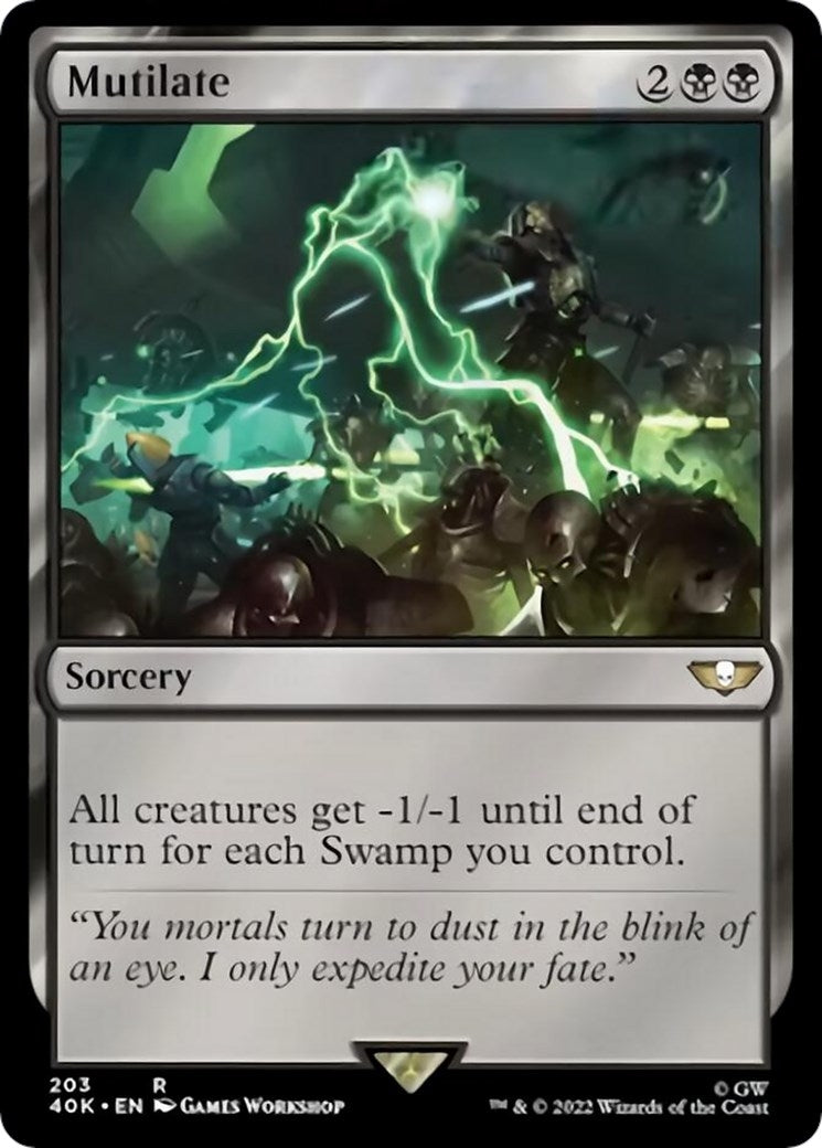 Mutilate (Surge Foil) (203) (Universes Beyond: Warhammer 40,000)