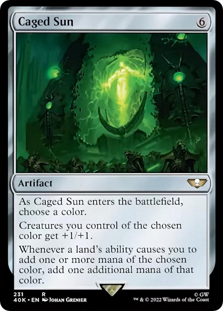 Caged Sun (Surge Foil) (231) (Universes Beyond: Warhammer 40,000)