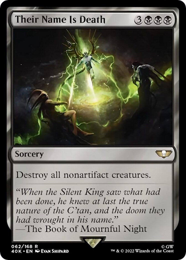 Their Name Is Death (Surge Foil) (62) (Universes Beyond: Warhammer 40,000)