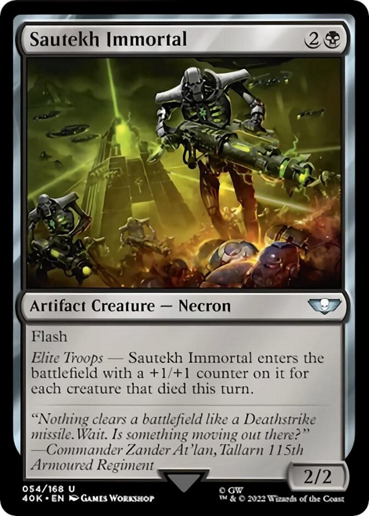 Sautekh Immortal (Surge Foil) (54) (Universes Beyond: Warhammer 40,000)