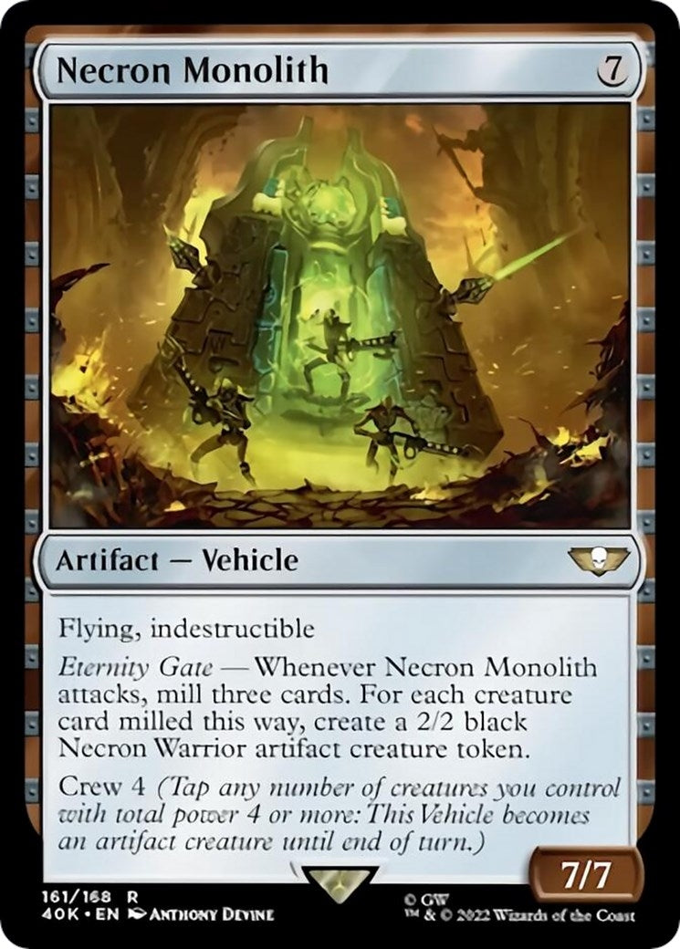 Necron Monolith (Surge Foil) (161) (Universes Beyond: Warhammer 40,000)