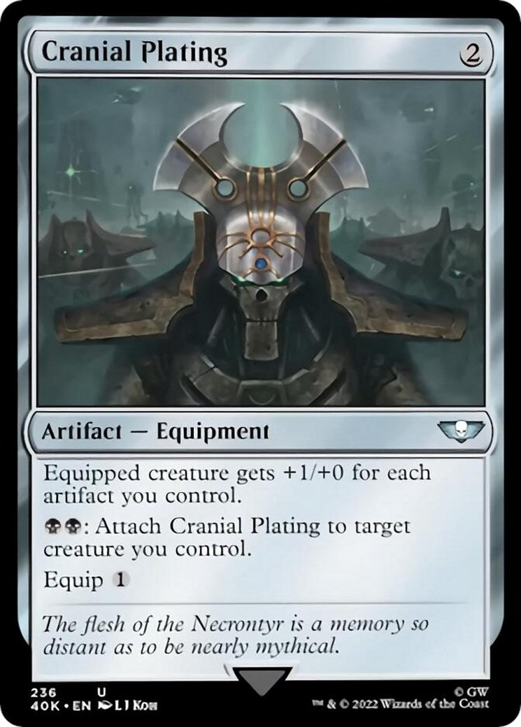 Cranial Plating (Surge Foil) (236) (Universes Beyond: Warhammer 40,000)