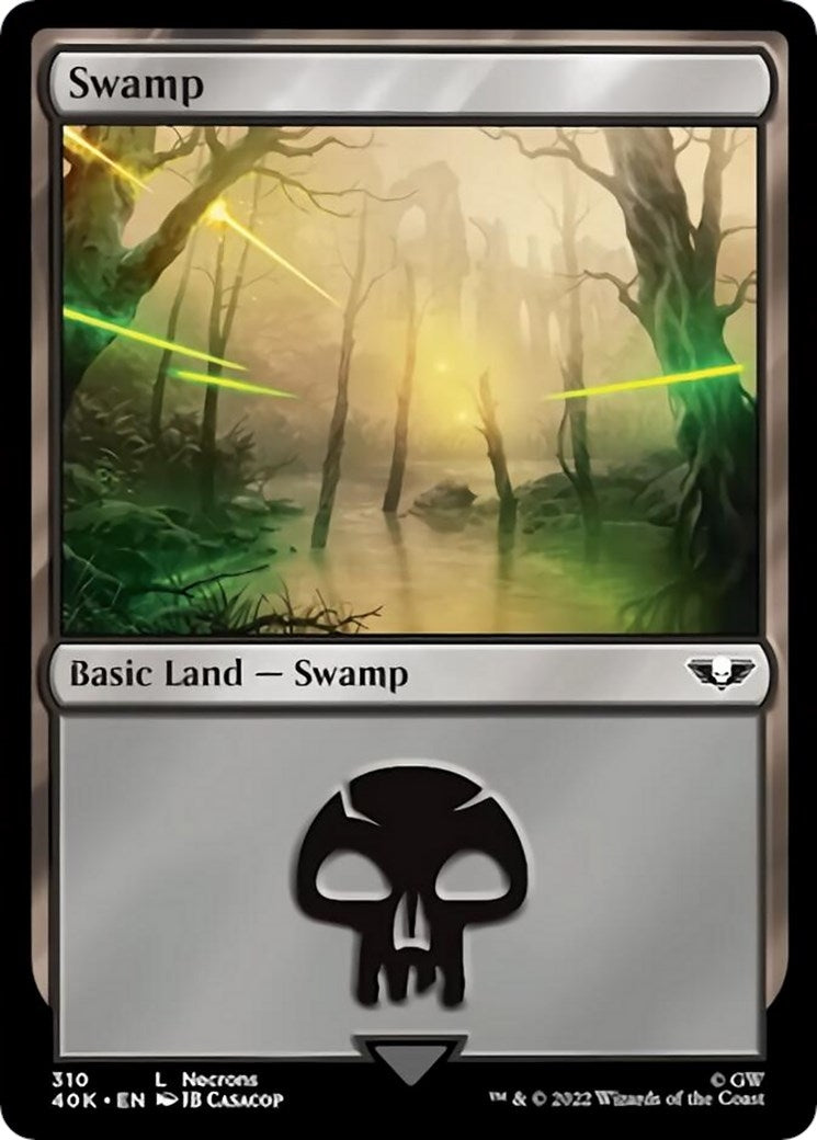 Swamp (310) (Surge Foil) (310) (Universes Beyond: Warhammer 40,000)