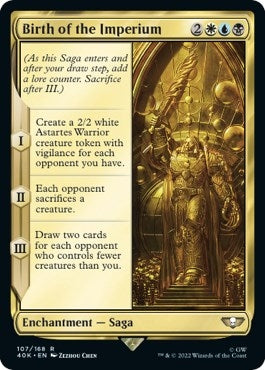 Birth of the Imperium (Surge Foil) (107) (Universes Beyond: Warhammer 40,000)