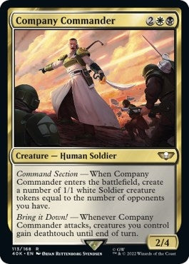 Company Commander (Surge Foil) (113) (Universes Beyond: Warhammer 40,000)