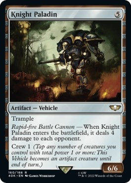 Knight Paladin (Surge Foil) (160) (Universes Beyond: Warhammer 40,000)