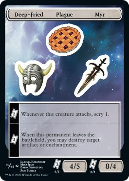 Deep-Fried Plague Myr (14) (Unfinity)