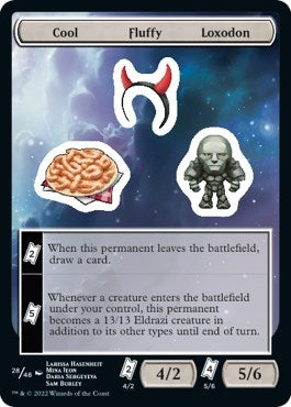Cool Fluffy Loxodon (28) (Unfinity)