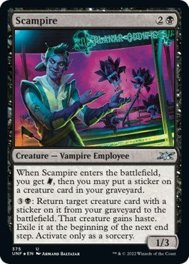Scampire (Galaxy Foil) (375) (Unfinity)