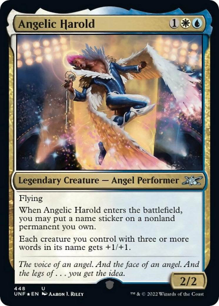 Angelic Harold (Galaxy Foil) (448) (Unfinity)