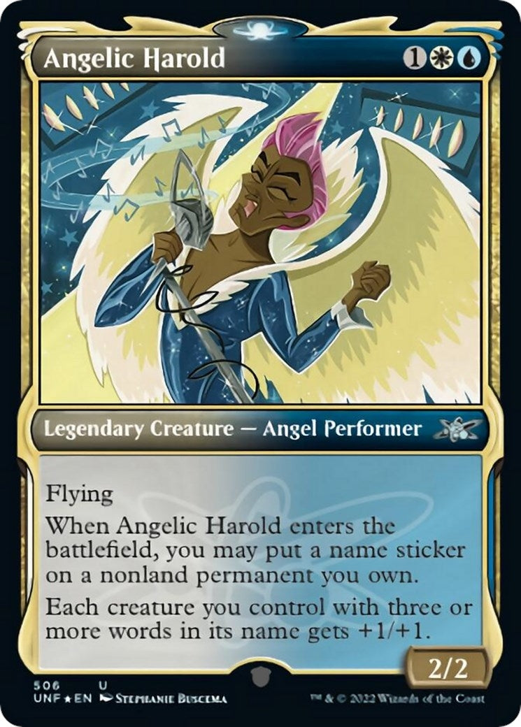 Angelic Harold (Showcase) (Galaxy Foil) (506) (Unfinity)