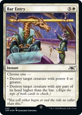 Bar Entry (Galaxy Foil) (290) (Unfinity)