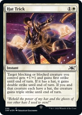 Hat Trick (Galaxy Foil) (299) (Unfinity)