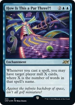 How Is This a Par Three?! (Galaxy Foil) (335) (Unfinity)