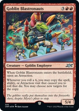 Goblin Blastronauts (Galaxy Foil) (395) (Unfinity)