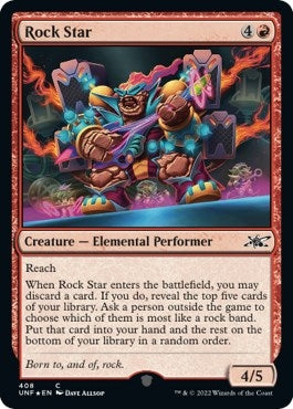 Rock Star (Galaxy Foil) (408) (Unfinity)