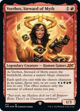 Vorthos, Steward of Myth (Galaxy Foil) (412) (Unfinity)