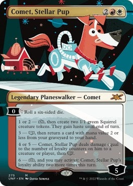 Comet, Stellar Pup (Borderless) (275) (Unfinity)