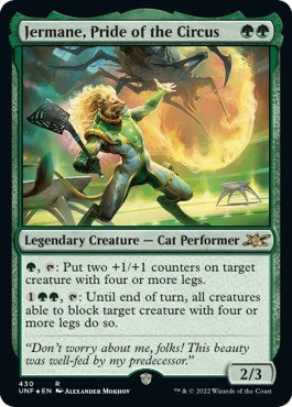 Jermane, Pride of the Circus (Galaxy Foil) (430) (Unfinity)