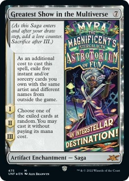 Greatest Show in the Multiverse (Galaxy Foil) (475) (Unfinity)