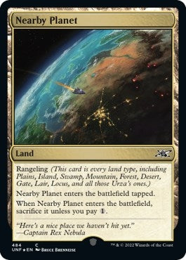 Nearby Planet (Galaxy Foil) (484) (Unfinity)